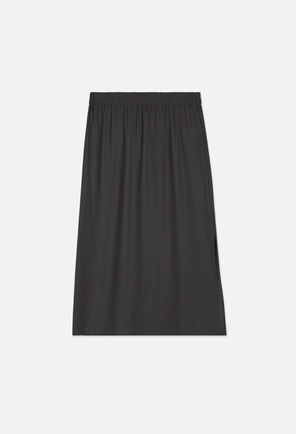 Silk Midi Slip Skirt