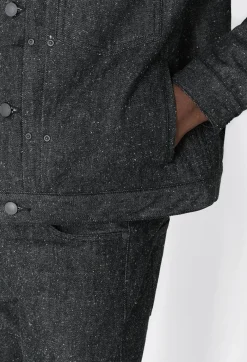 Silk Noil Cropped Thumper Jacket Type II