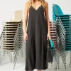 Silk Racerback Midi Dress