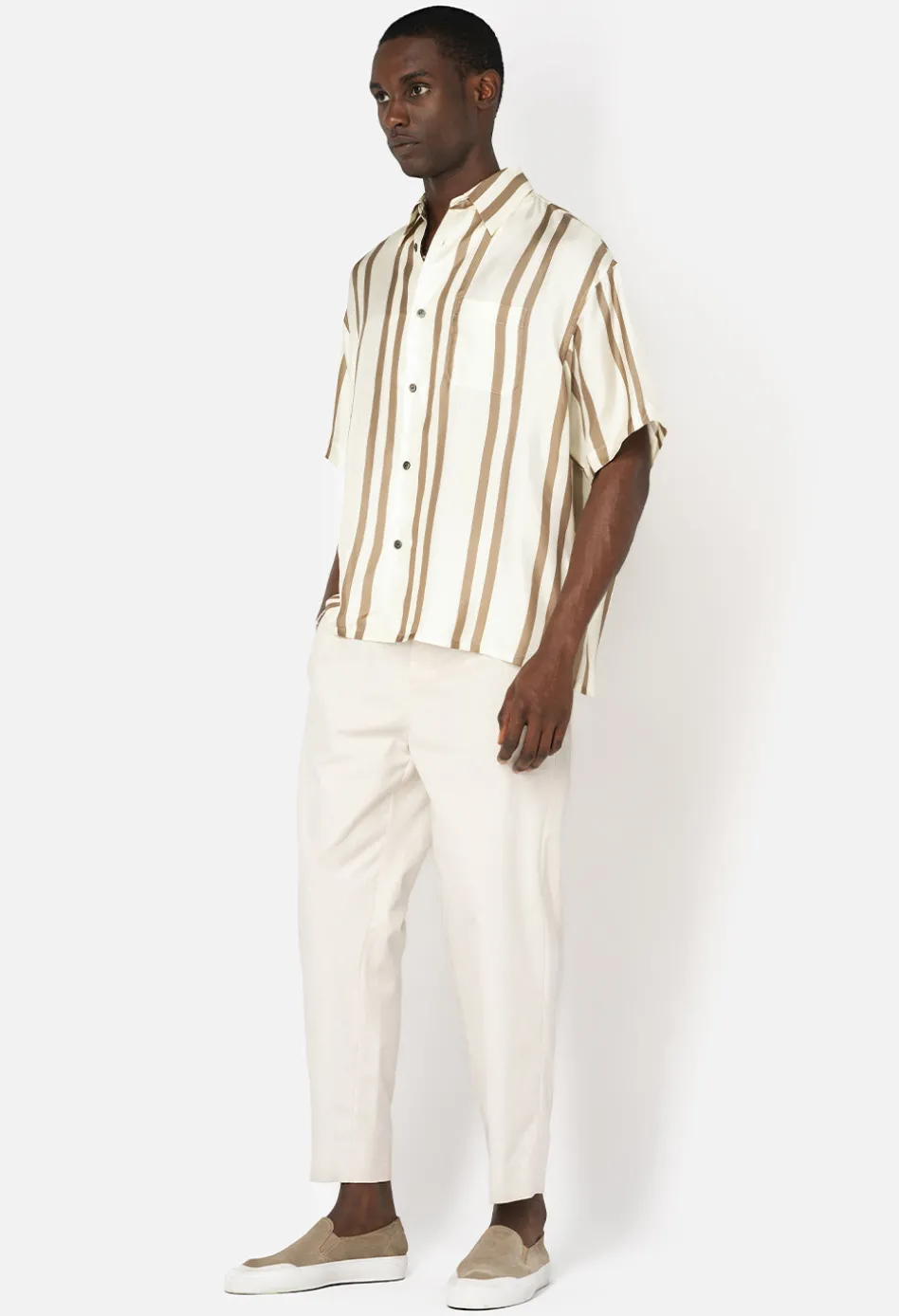 Silk SS Button Up