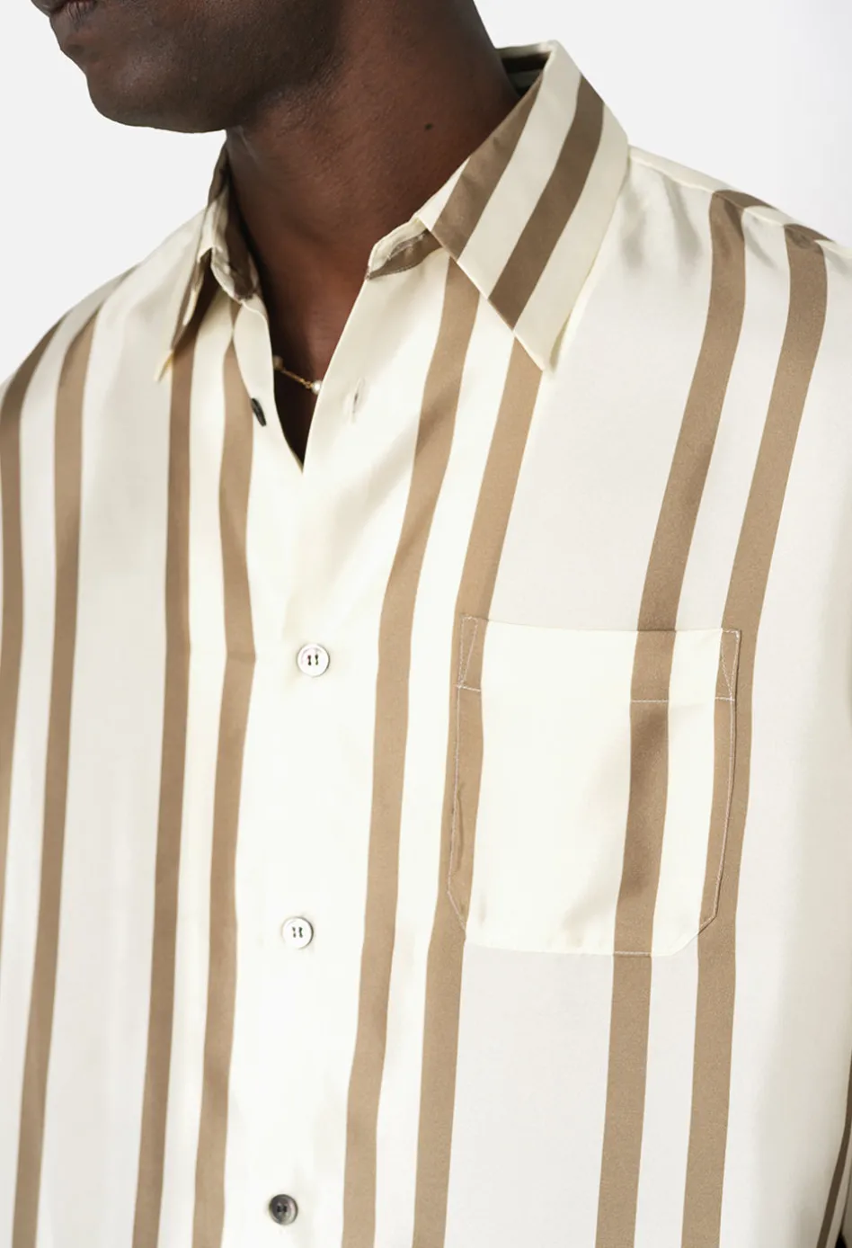 Silk SS Button Up