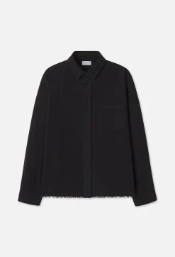 Solid Hemi Oversized Shirt