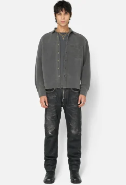 Solid Hemi Oversized Shirt