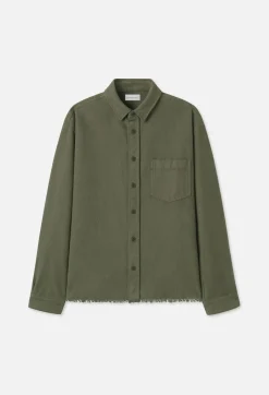 Solid Hemi Oversized Shirt