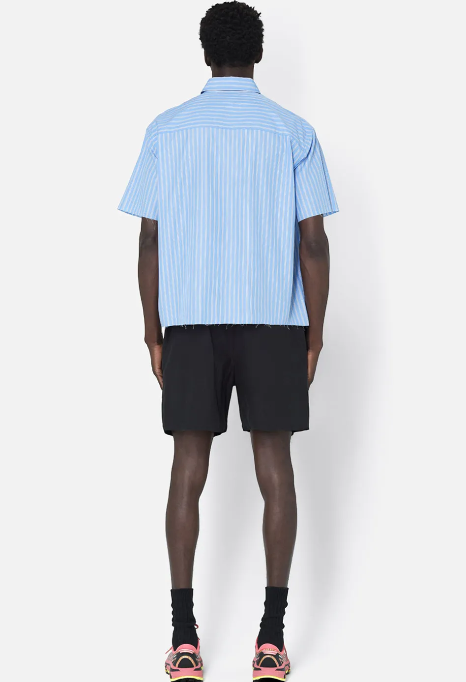 Stripe Poplin SS Hemi