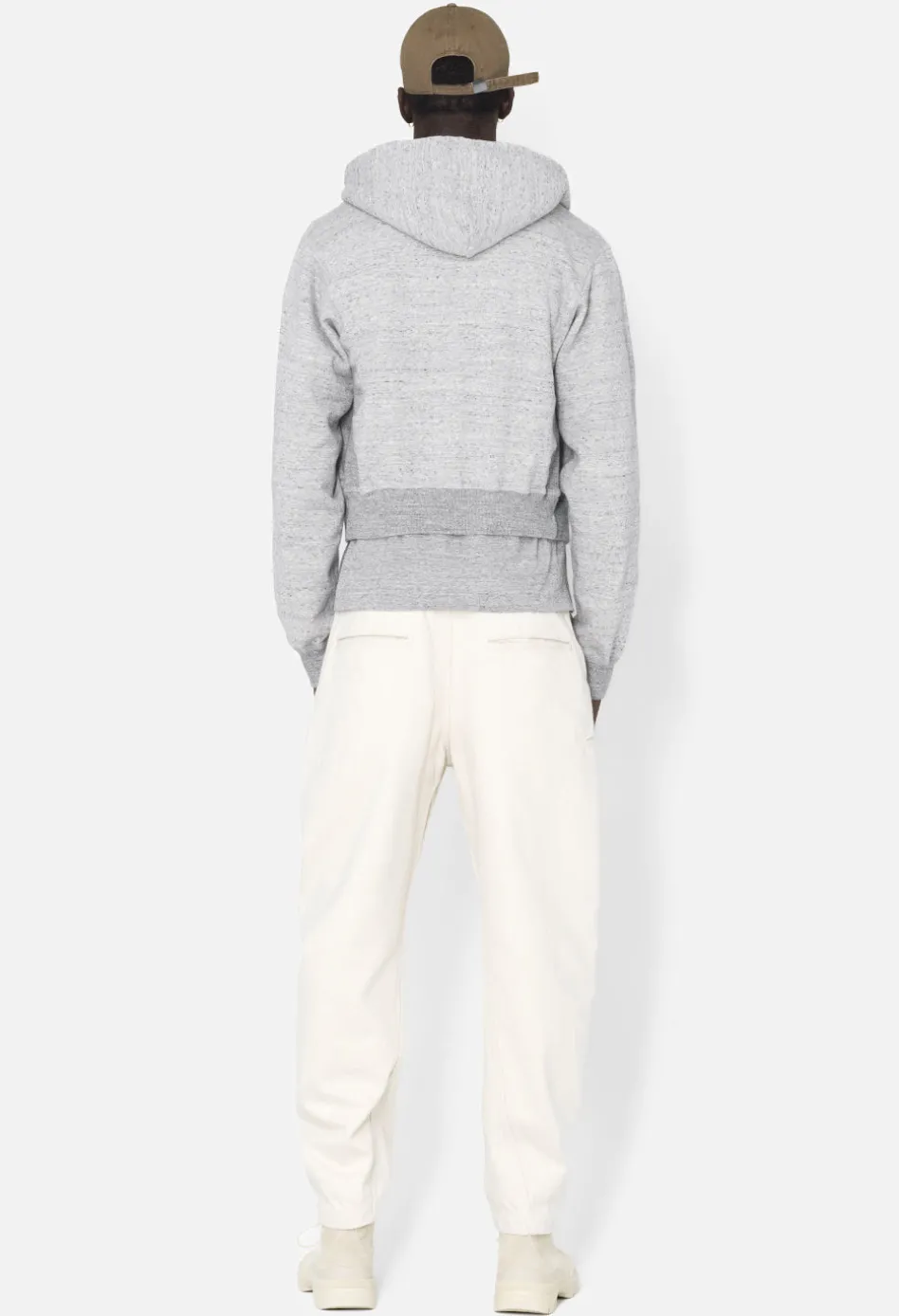 Vintage Fleece Cropped Full-Zip