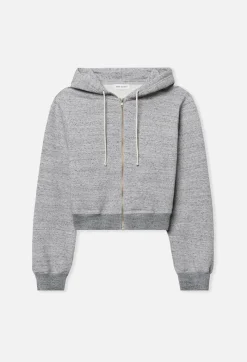 Vintage Fleece Cropped Full-Zip