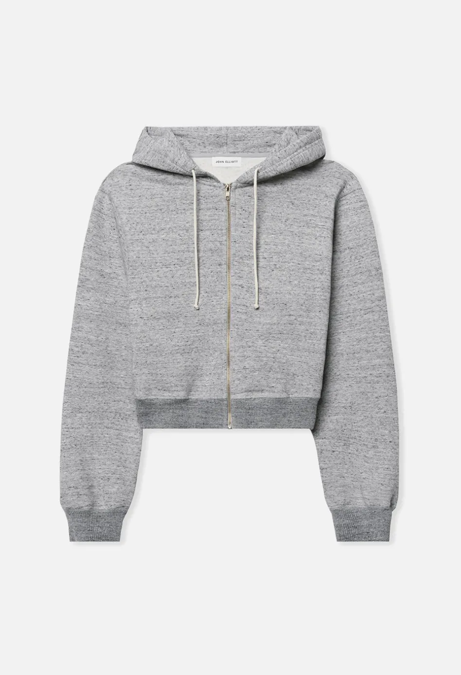 Vintage Fleece Cropped Full-Zip
