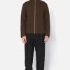 Wool Waffle Knit Full-Zip