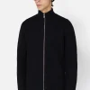 Wool Waffle Knit Full-Zip