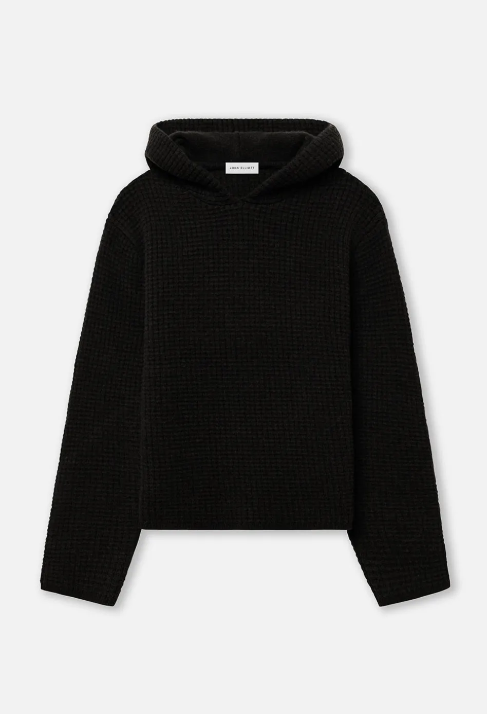 Wool Waffle Knit Poncho