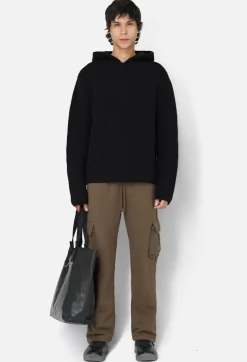 Wool Waffle Knit Poncho