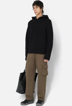 Wool Waffle Knit Poncho